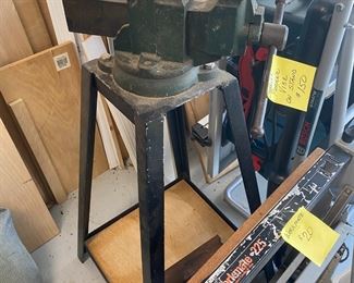 Charles Parker Vise on Stand