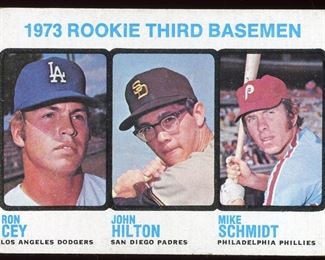 1973 TOPPS MIKE SCHMIDT ROOKIE CARD