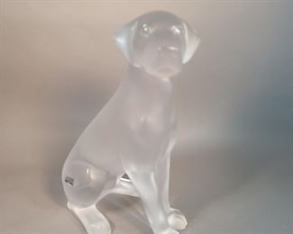 Lalique Dog - Approx: 14 Inches Tall