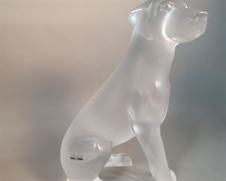 Lalique Dog - Approx: 14 Inches Tall