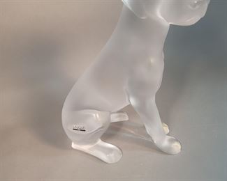 Lalique Dog - Approx: 14 Inches Tall