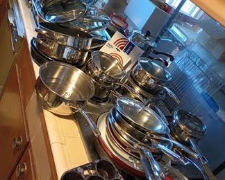 Assortment of Pots and Pans, Muffin Pan