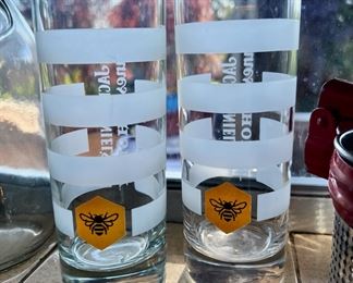 Set of Two Jack Daniels Tennessee Honey Glasses