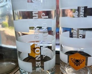 Set of Two Jack Daniels Tennessee Honey Glasses