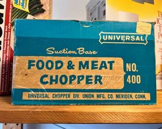 Universal Food and Meat Chopper No. 400 - With Box