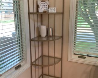 Corner Metal shelf