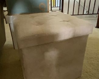 Storage footstool