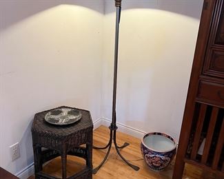 Antique Metal Standing Lamp