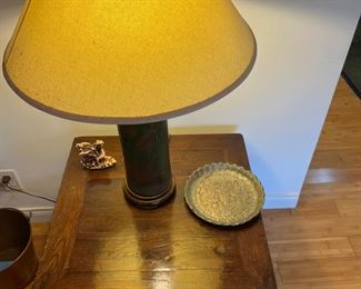 Antique huanghuali (Rosewood) Table + Table Lamp