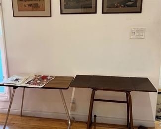 Mid Century Modern Folding Tables