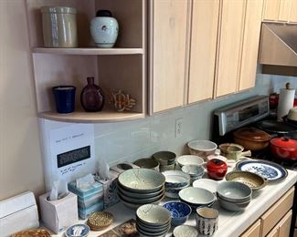 Asian Bowls and plates