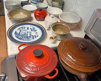 Pots, bowls, plates