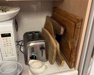 Cutting Boards + Toaster