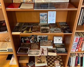 Lots of Postcards and Prints + Board Games and Card Games