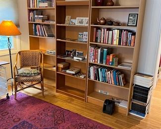 Lots of Books + Danish MCM Bookshelves