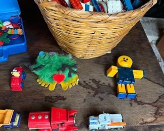 Vintage Toys, hotwheels, and figurines