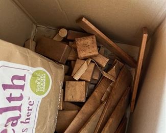 Wooden blocks