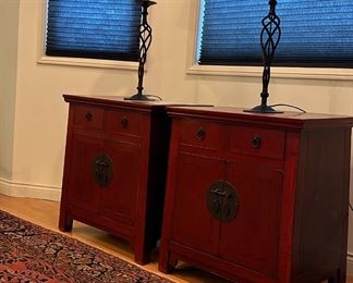 19th Century Ningbo Antique Side Chests w/ Certificate of Authenticity