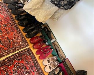 Shoes + Antique Persian Rugs