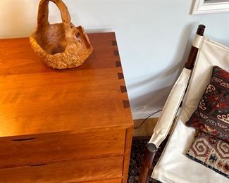 Thos. Moser Vita 6-drawer Dresser + Antique Asian Chairs