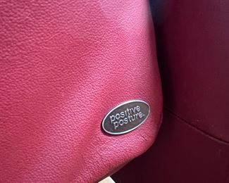 Positive Posture Recliner Leather Chair