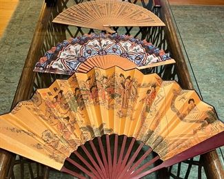 Antique Hand Painted Chinese Fan