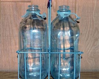 Milk Bottles & Carrier