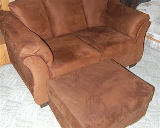 Nice Love Seat & Foot Rest