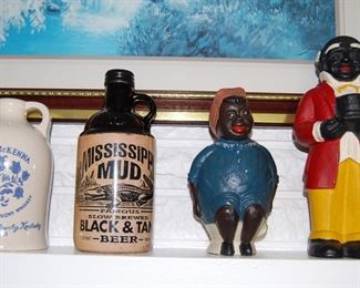 Cast Iron Banks and Jugs