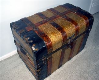 Wonderful Antique Steamer Trunk