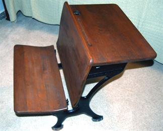 Antique School Desk