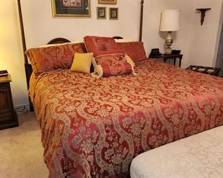 King Size Bed in Walnut