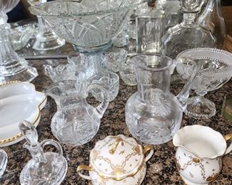 Crystal Punch Bowl - Pitchers - Decanters 