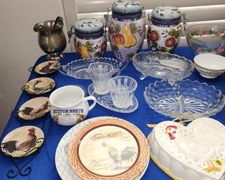 Fruit Canister Set - Chicken Decor