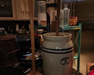 Antique #2 Large Butter Churn 