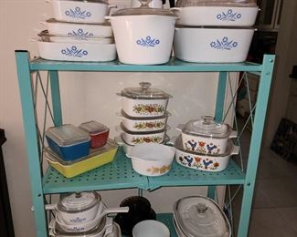 Look what we have - Pyrex! All with Lids- Set of 3 Antique  Ice Box Containers 