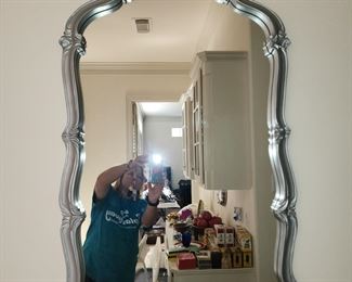 Silver Large Wall Mirror