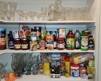 Glasses - All Shapes and Sizes - Food Items- Towels