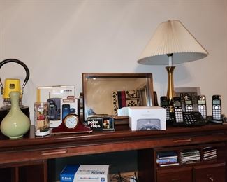 Telephones- Lamp - Clocks