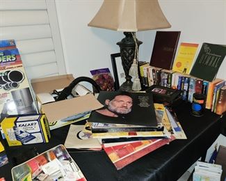 Vinyls - Records - Paperback Books  - Lamp 