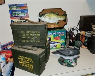 Ammo Boxes - Man Cave Decor