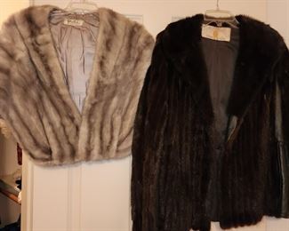Mink Coat and Shawl