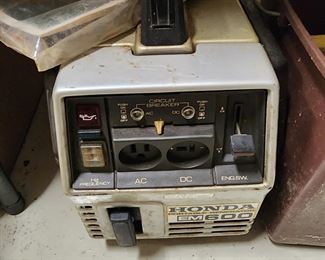 Here we go - In the garage! Honda Portable Generator