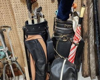 Golf Clubs - We have 2 buckets of Golf Balls too.