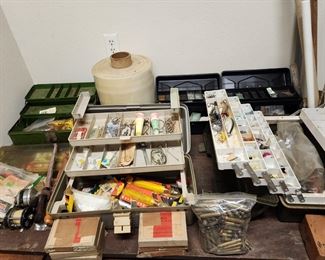 Fishing Tackle - We are still pulling out more Treasures.  I will be posting more pictures as we go!