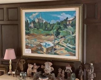 Josef Strachota “Privavera A Terminillo” oil on canvas