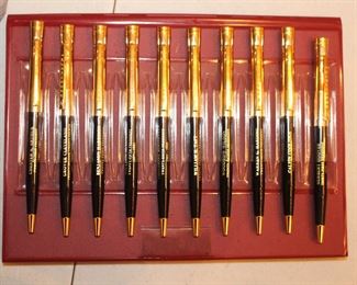 Collection of first 40 presidents pens from George Washington to George H. Bush.