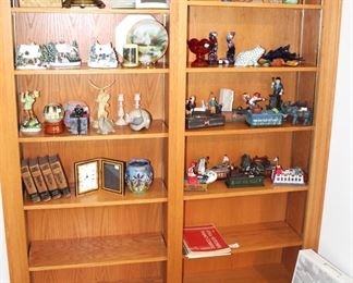 Mechanical dime banks, Thomas Kinkade collectibles, Fenton glass, anniversary clock and more.