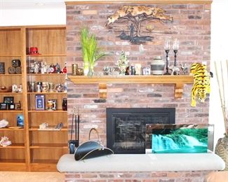 Steins, candles, sculptures, fireplace equipment and more.