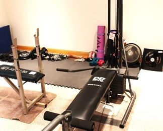 DP Home gym weight system.